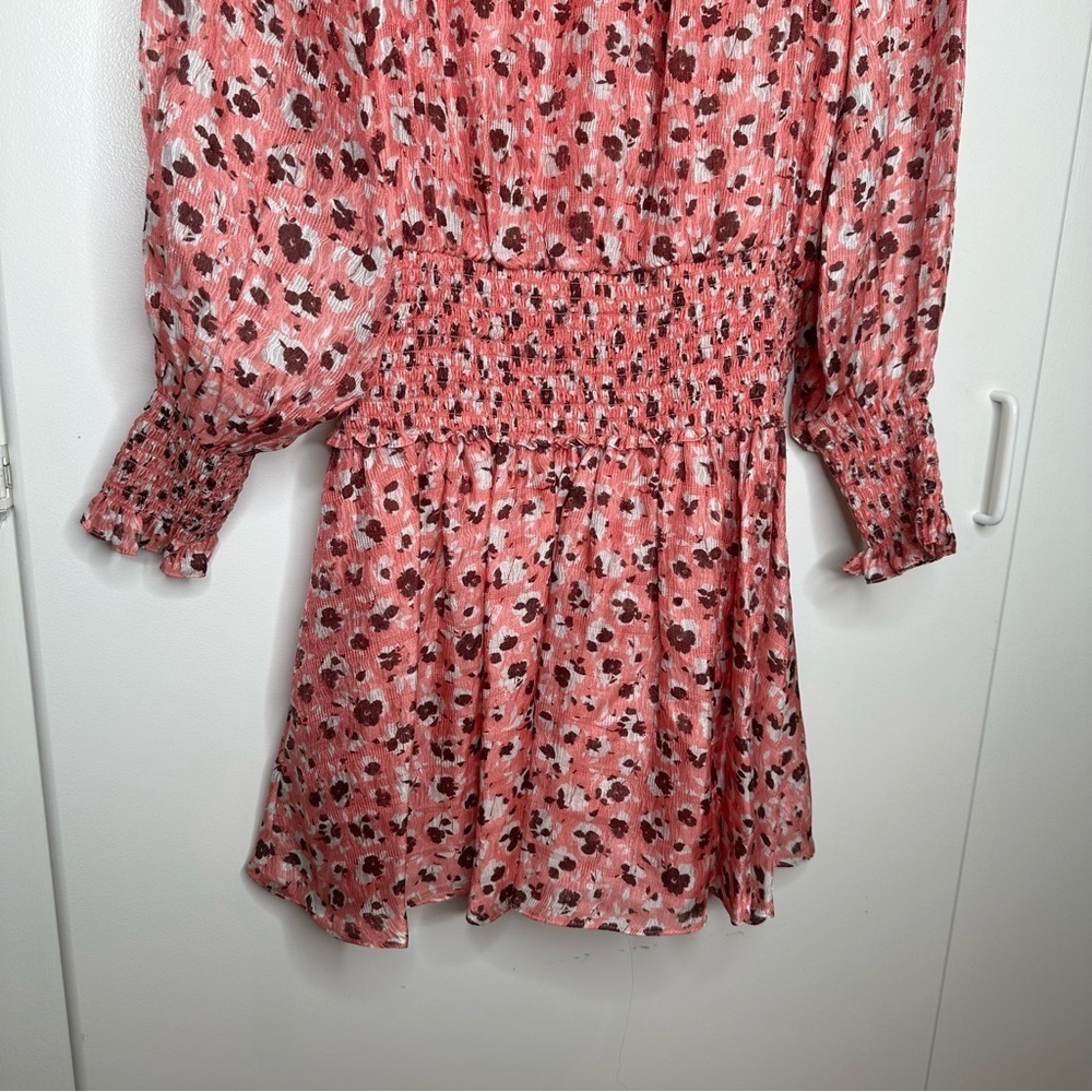 NWT Ramy Brook Printed Penelope Ruffle Mini Dress Size Medium - Picture 8 of 13